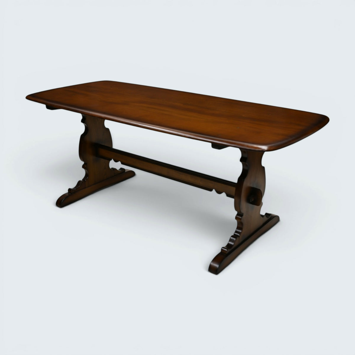 Ercol Refectory Dining Table Golden Dawn Finish #419 Plank Top FREE UK Delivery