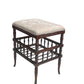 Antique Mahogany late Victorian spindle stool