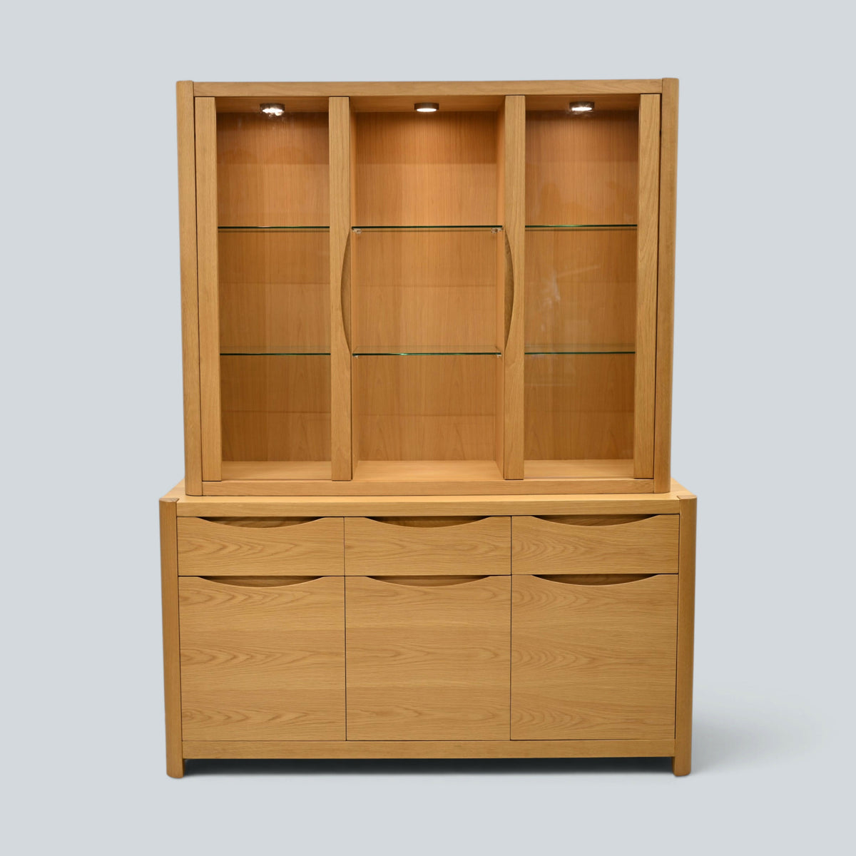 Winsor Stockholm Sideboard Display Cabinet/Unit Light Finish FREE UK Delivery*