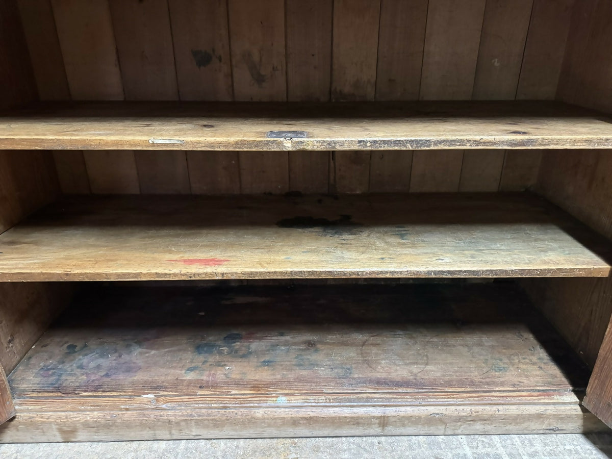 19th Century Pine School Cabinet