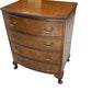 Vintage Georgian style Walnut chest of drawers / bedside table