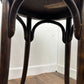 Vintage Small Circular Oak Bentwood Side Table