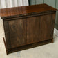 Edwardian Stained Pine Chest of Drawers - 2 Over 2 - Mahogany Finish
