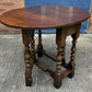 Titchmarsh & Goodwin Vintage Oak Miniature Dropleaf Gateleg Occasional Table