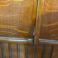Vintage Art Deco Oak Double Wardrobe – W.H. Snout & Son, Shrewsbury