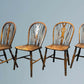 Set of Four Stick Back Windsor Chairs