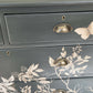 Large mid-century pine chest of drawers