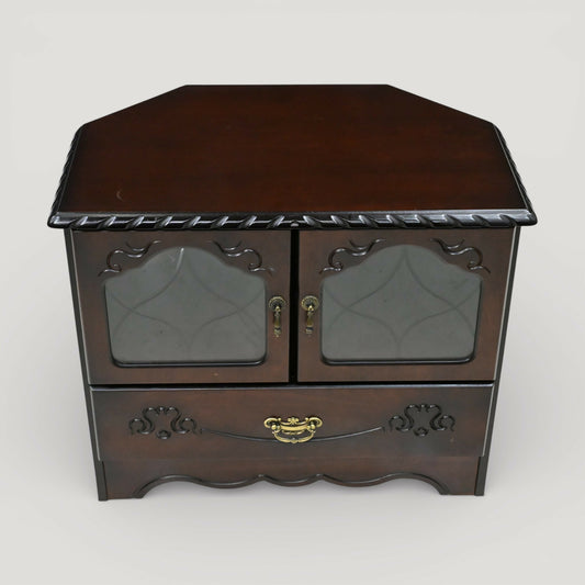 Corner TV Video Stand With Drawer Video Media Area Clean FREE UK Delivery*. SBR11117/2910E