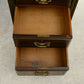 Victorian Mahogany Writing Desk - Kneehole Desk with Green Leather