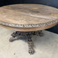 French Carved Oak Hunting Table