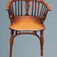 19th Century High Back Yew Wood Windsor Armchair