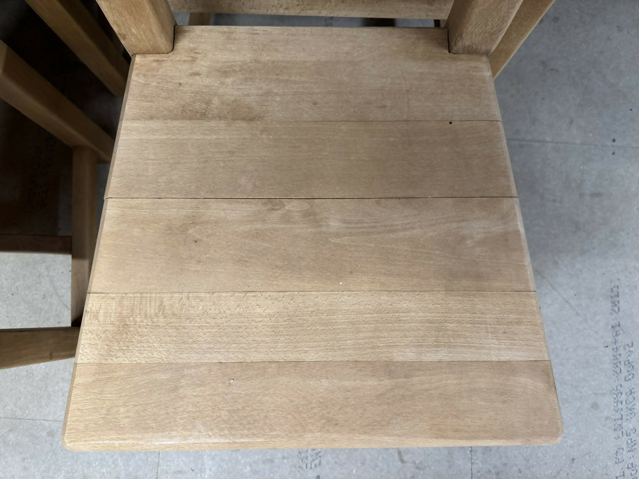 Set 6 Bleached Oak Farmhouse Dining Chairs