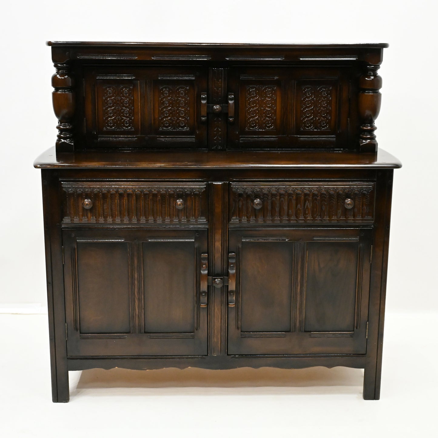 Original Ercol Old Colonial Buffet Sideboard 1960s Blue Label FREE UK Delivery. SBR10022/3001E