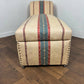 Vintage Striped Day Bed with Ottoman Storage