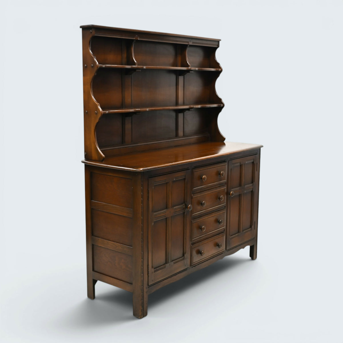 Ercol Sideboard Welsh Dresser Top 4 Drawers 2 Cupboards 282D FREE UK Delivery*
