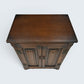 Old Charm Linenfold Cupboard Bedside Cabinet 2 Door Tudor Brown FREE DELIVERY*