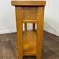 Modern Solid Oak Three Drawer Console Table