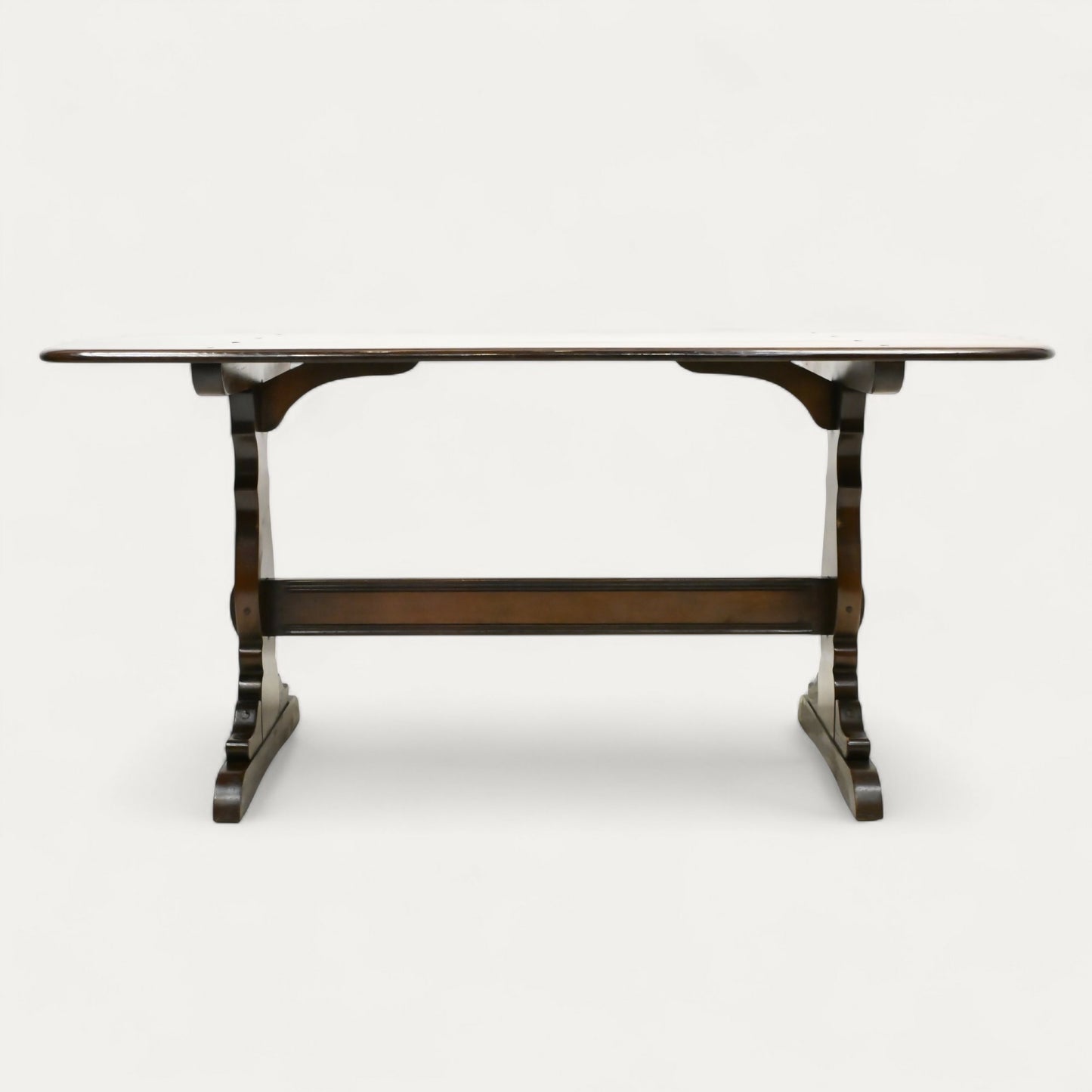 Ercol Refectory Plank Top Dining Table Retro Traditional Finish FREE UK Delivery. SBR10784/0108E