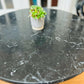 Pair of Cast Iron Tables with Granite Tops