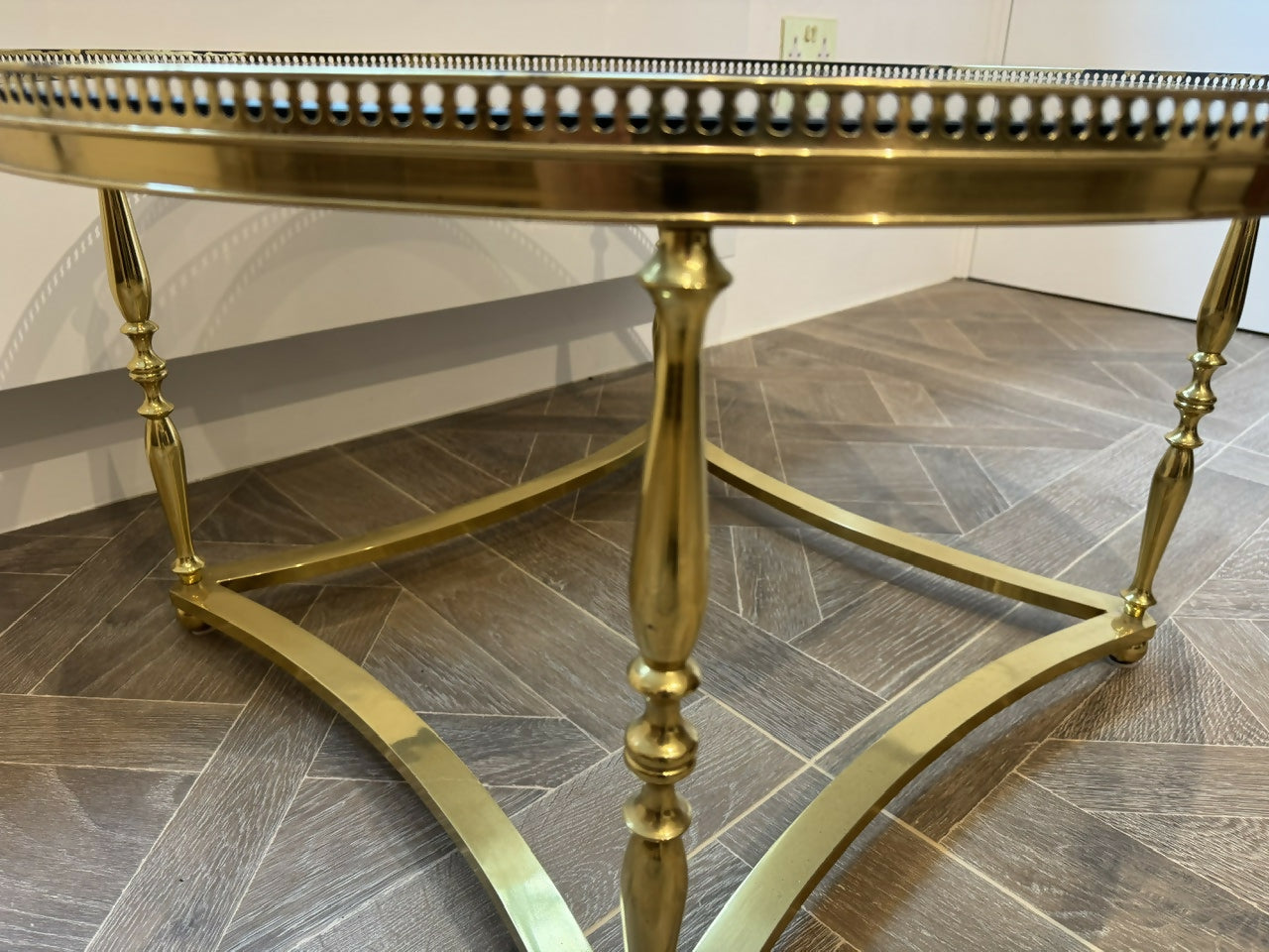 Parisian High Quality French Brass Coffee Table