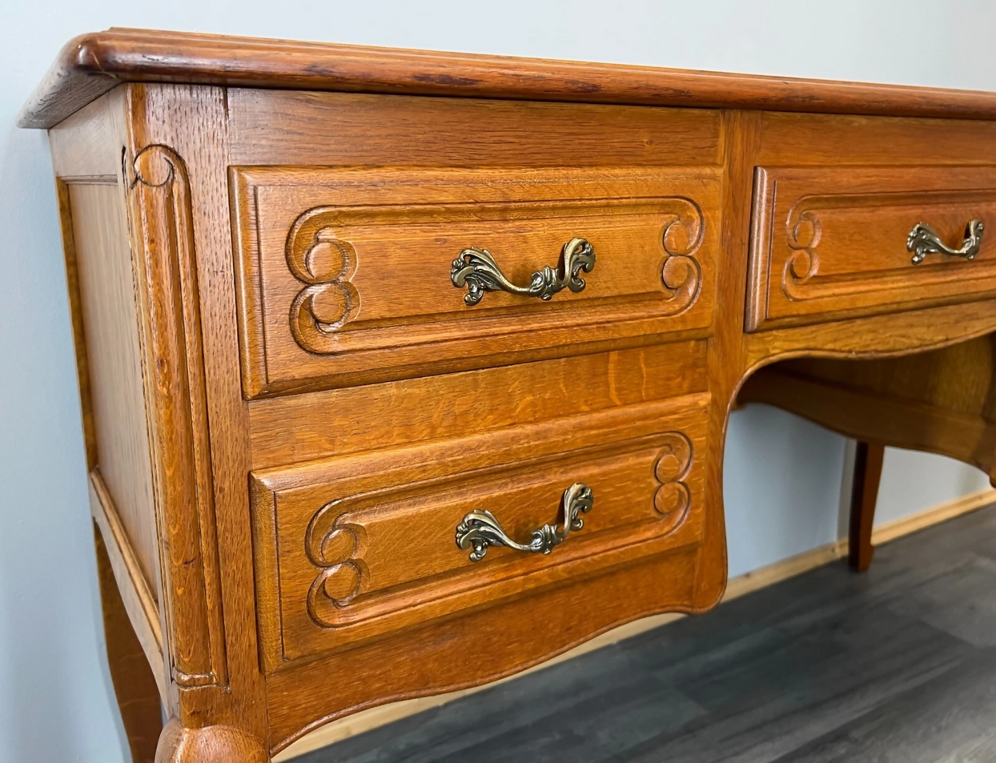 Sideboard Vintage French Louis XIV Style 5 Drawers Storage Unit Cabinet LOT 3569