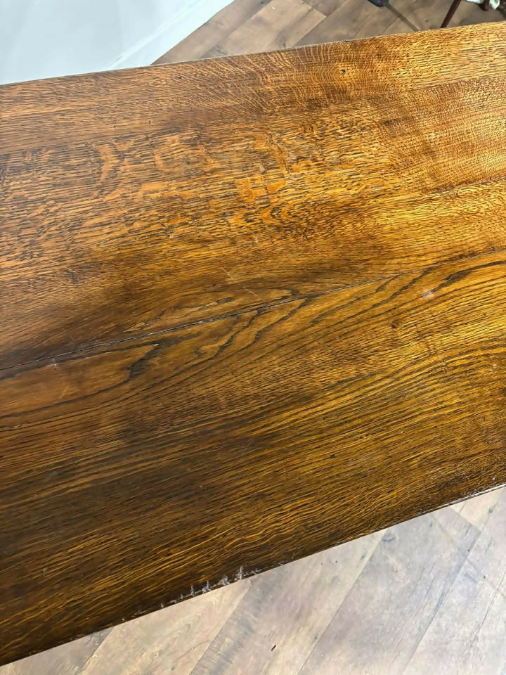 Antique Oak Refectory Table