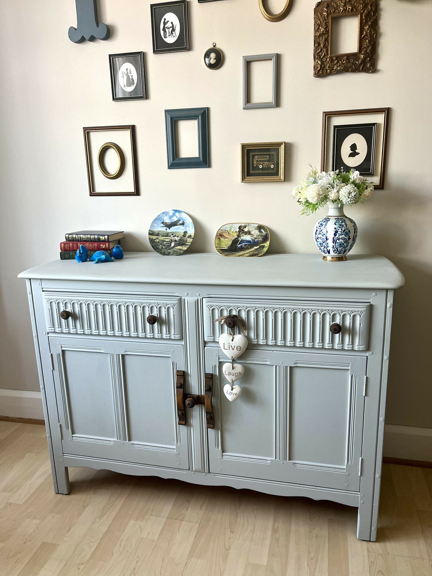 Vintage Ercol Style Sideboard , Buffet, Cabinet, Cupboard, Storage