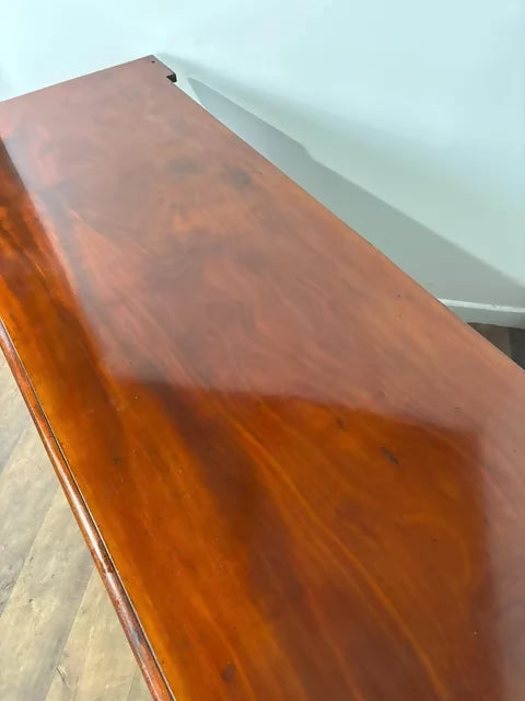 Large Victorian Flame Mahogany Sideboard