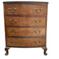Vintage Georgian style Walnut chest of drawers / bedside table