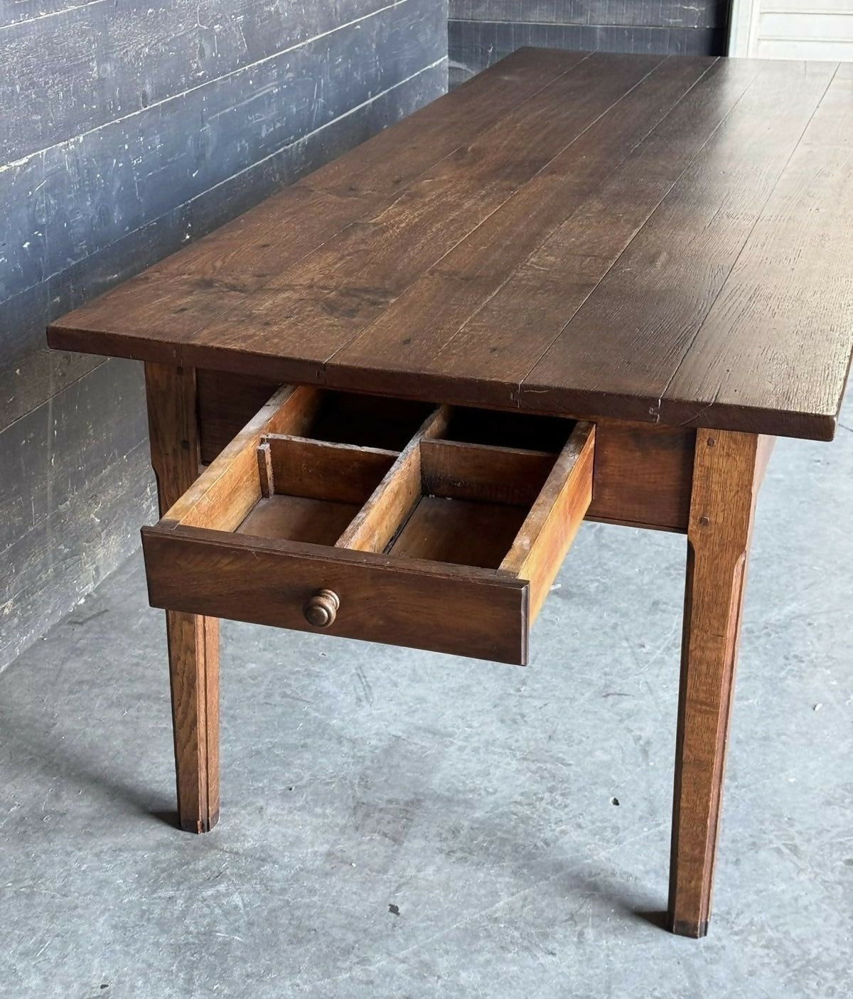 French Oak Normandy Farmhouse Kitchen Dining Table