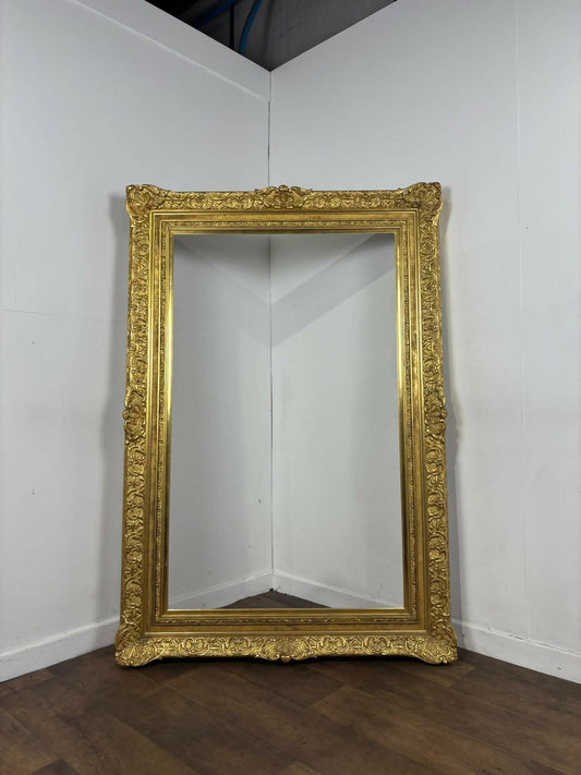 Very Large Vintage Gold Decorative Wooden Frame