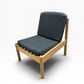 Vintage mid century Ercol Modular 747 lounge chair