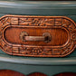 Vintage Art Deco Sideboard - Green & Original Wood