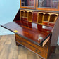 Edwardian Sheraton Style Inlaid Mahogany Bureau Bookcase