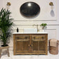 Wooden Bathroom Vintage Vanity Unit