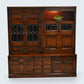 Old Charm Large Wall Unit Bureau Drinks Oak Tudor Brown Finish FREE UK Delivery*