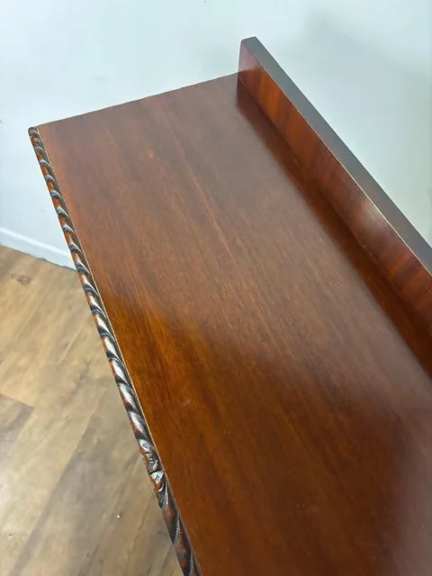 Vintage Mahogany Bureau Bookcase / Combination Cabinet