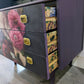 Hand‑Painted Egon Ostergaard Roll‑Top Bureau – Floral Portrait Art Furniture