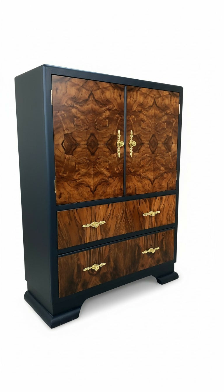 Upcycled 1940's Art Deco Tallboy