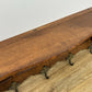 Coat Rack Vintage French Oak Wall Mounted 5 Hooks Carved Rack Hanger LOT 6303