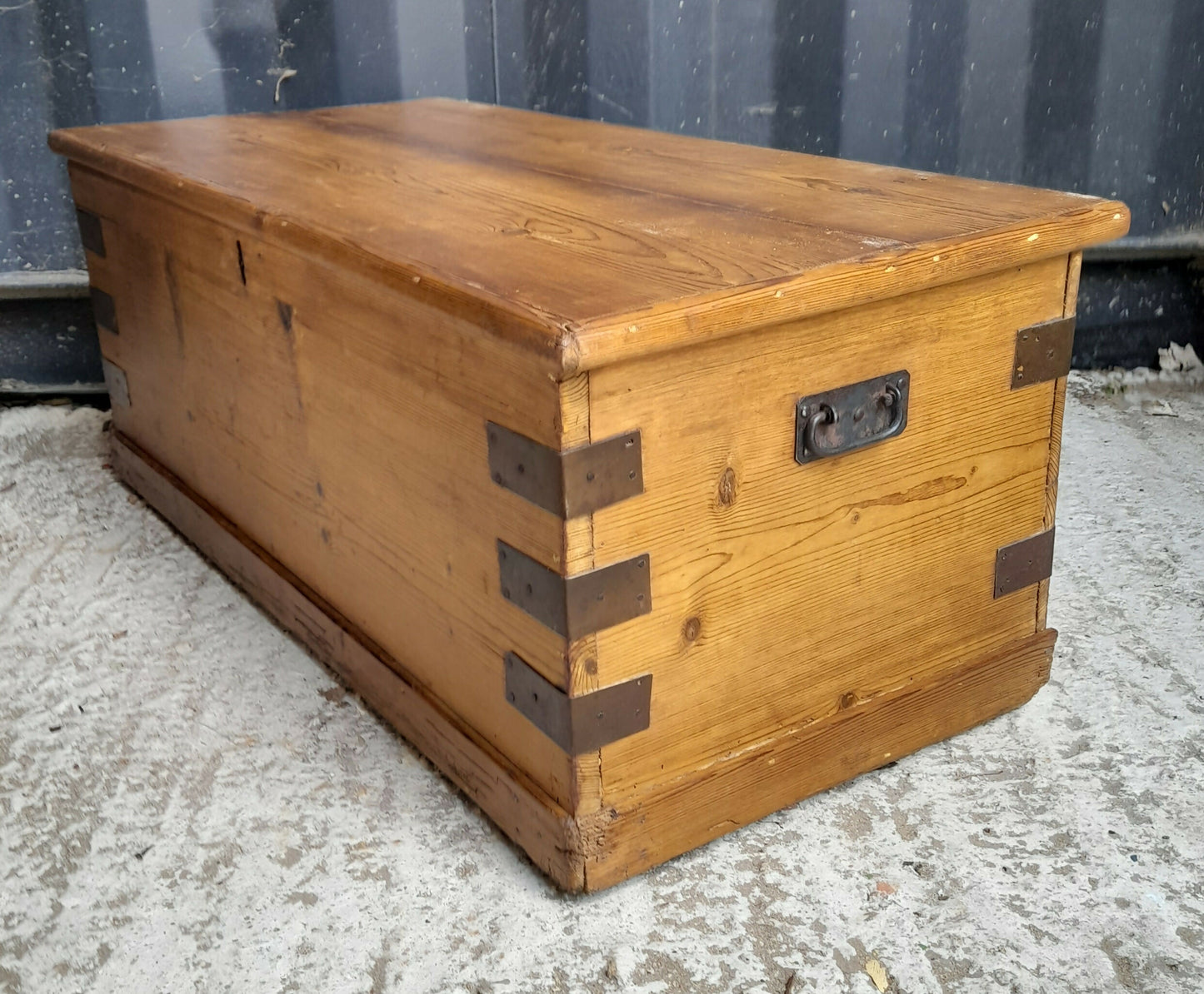 Victorian Pine Blanket Box
