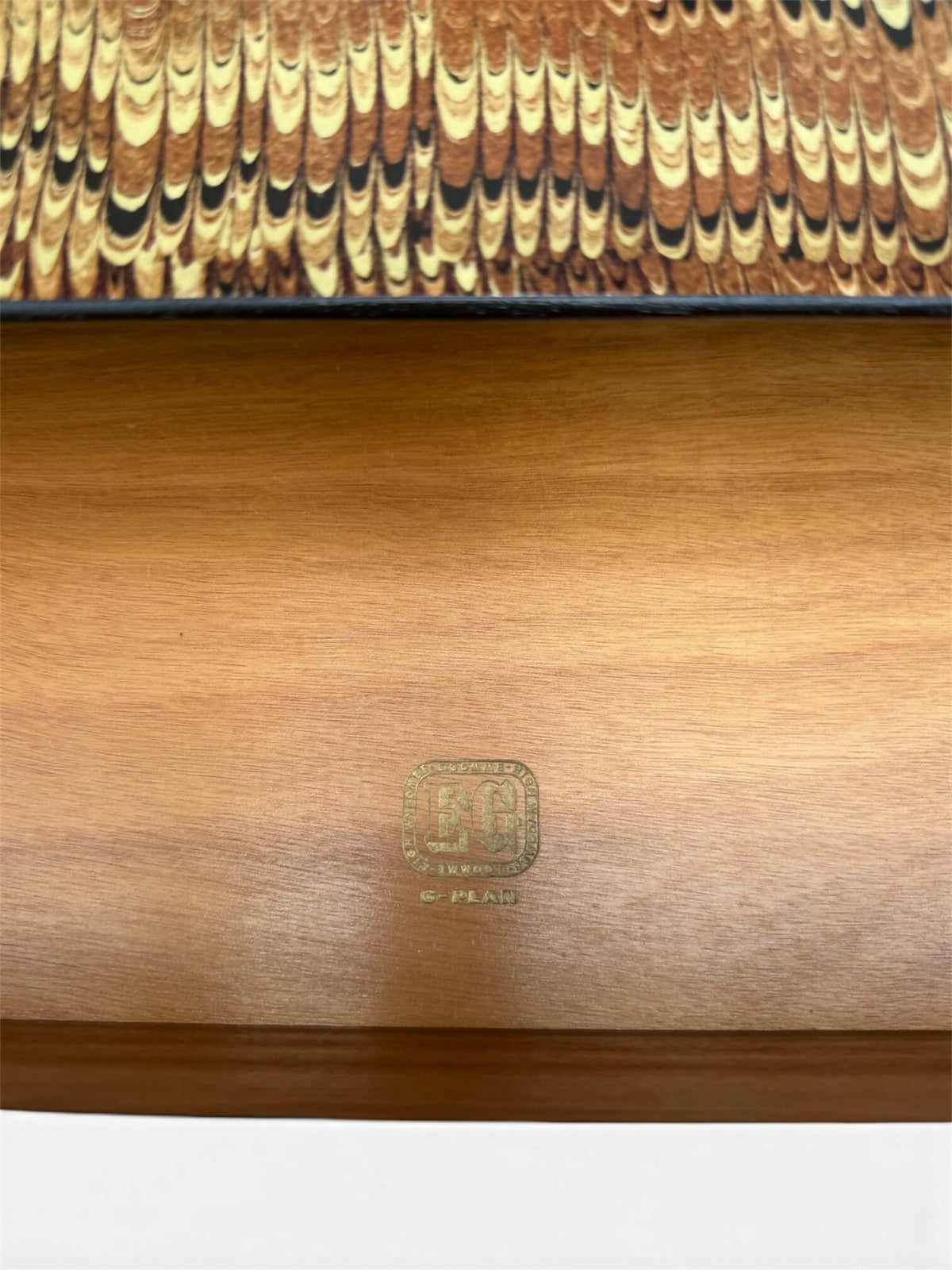 Vintage Black G Plan E Gomme large Chest of Drawers in Poodle & Blonde '1970 in Caffe'