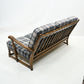Ercol Furniture 3str Sofa Golden Dawn Tartan Upholstery VG Web FREE UK Delivery. SBR10229/2003E