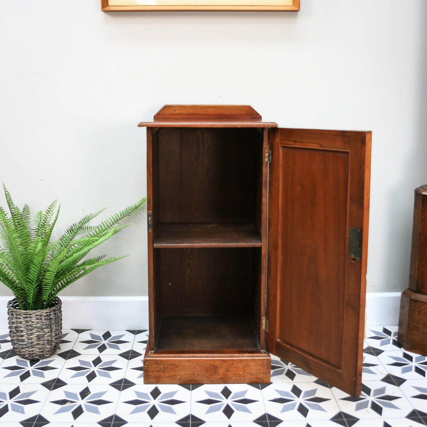 Two Bedside Cabinets Mahogany Late Victorian Early Edwardian