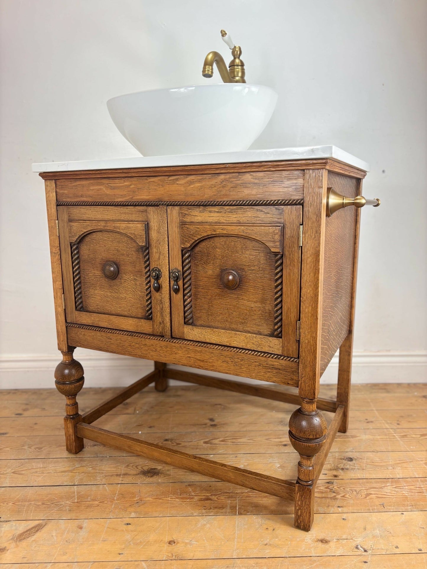 Vintage Bathroom Vanity Unit Made to Order Vanity Unit Custom Made Bathroom Furniture Antique Traditional Bathroom Washstand Basin Unit