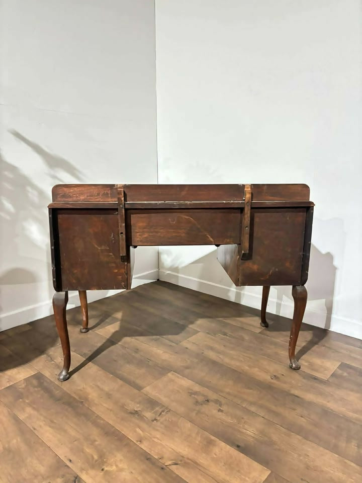 Vintage Burr Walnut Writing Desk