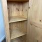 Modern Pine Kitchen Cupboard with Shelves – Wooden Storage Cabinet / Pantry