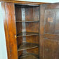 Antique Oak Corner Cupboard on Stand