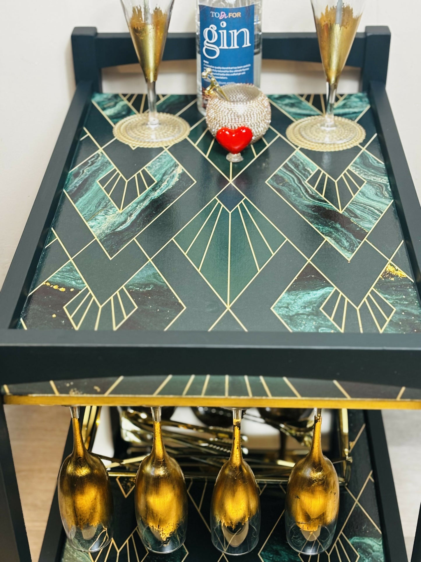 Art Deco Drinks Trolley