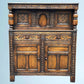Carved Oak Court Cupboard / Sideboard